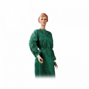CAMICE PP+PE VERDE STERILE...