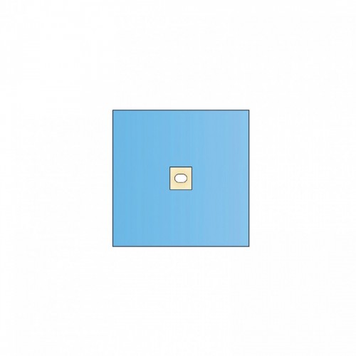 TELO CHIRURGICO ADESIVO 50 x 75 CON FORO