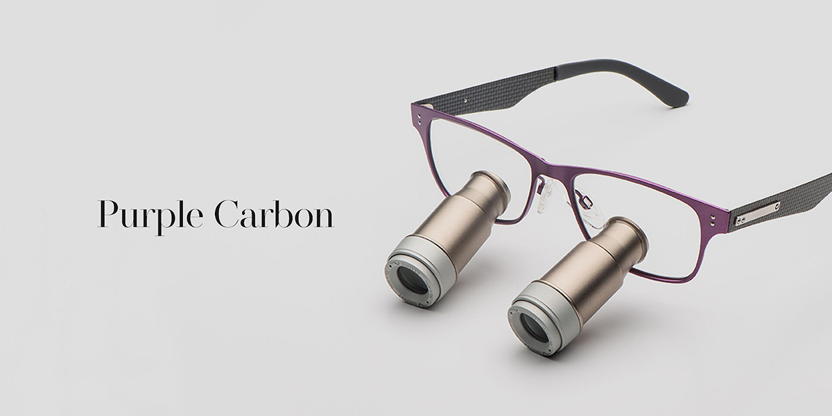 Loupes Univet Ash Prism colore Purple Carbon
